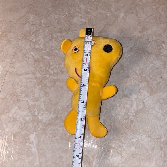 Peppa Pig Yellow Teddy Bear Plush 7" Jazwares Doll Toy Stuffed Animal *No Tags* - Picture 3 of 3